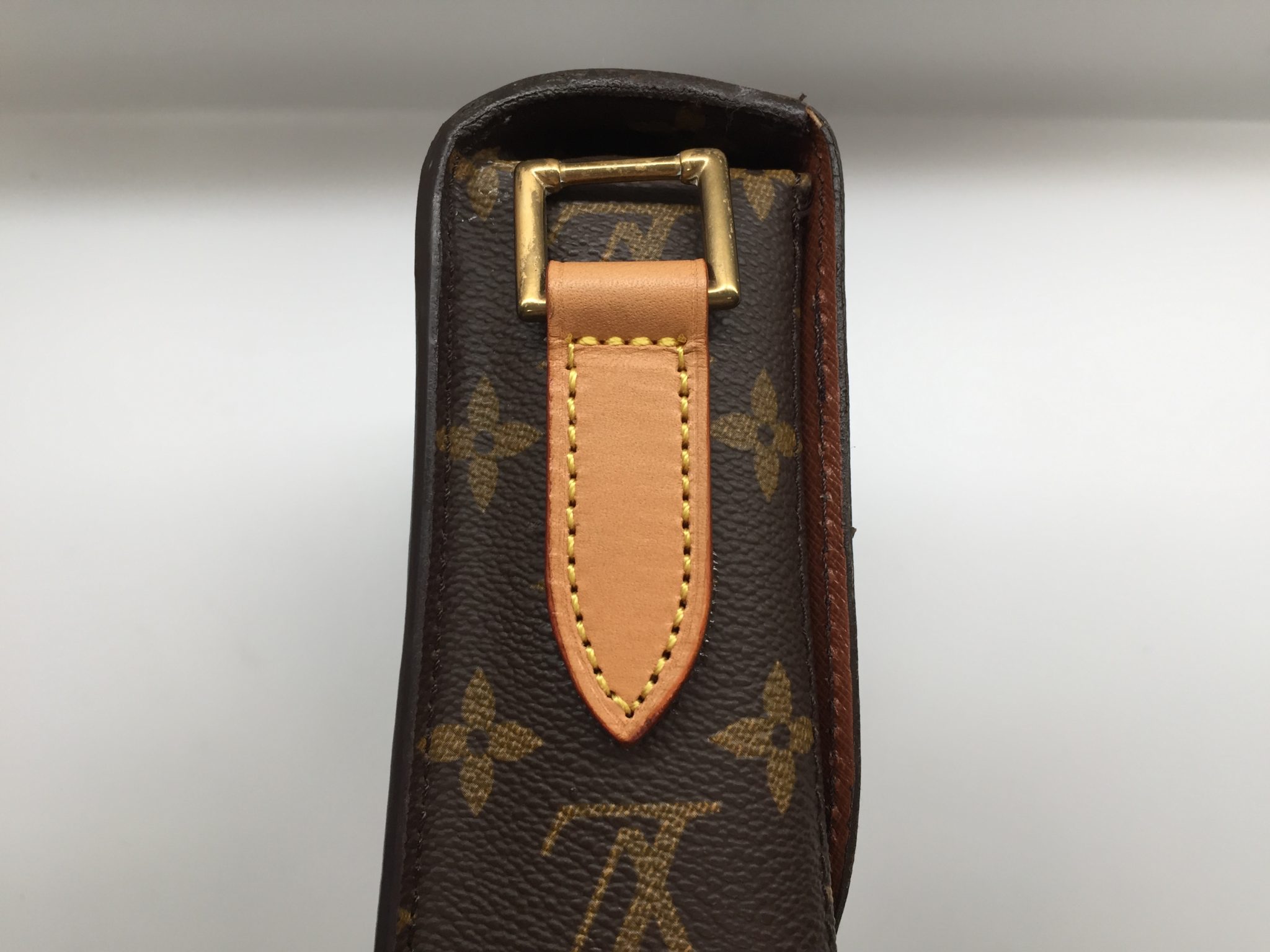 22-99 ルイヴィトン(Louis Vuitton)サンクルーショルダーバッグ　ヌメ革交換アフター