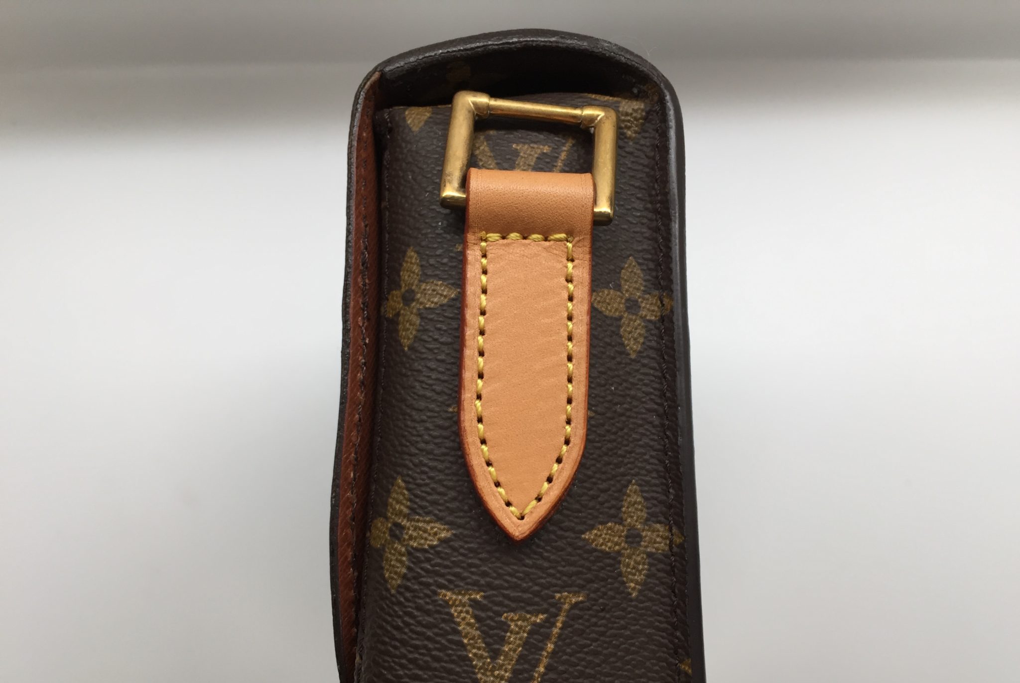 22-99 ルイヴィトン(Louis Vuitton)サンクルーショルダーバッグ　ヌメ革交換アフター