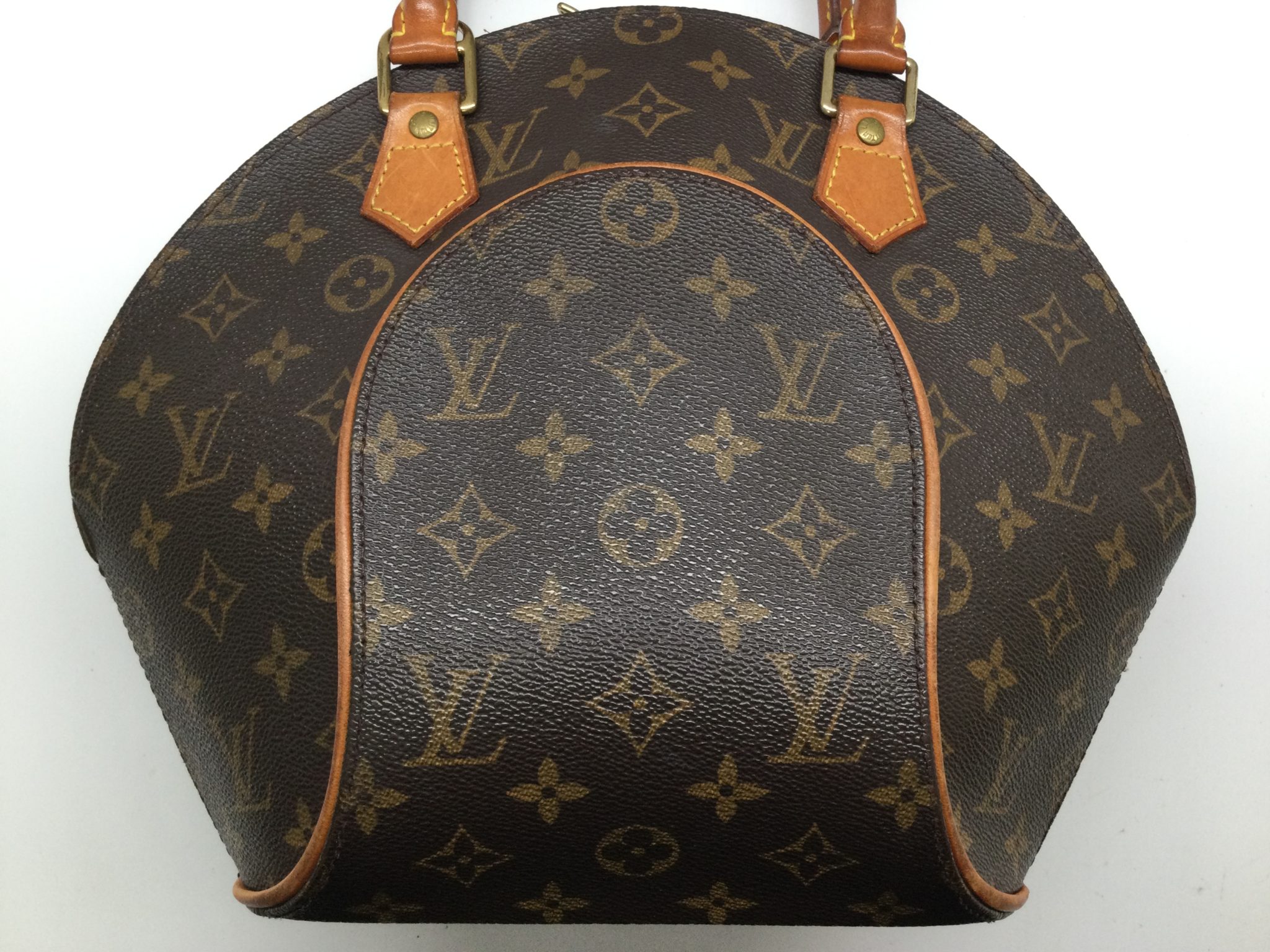 22-139 ルイヴィトン(Louis Vuitton)エリプスバッグ　ヌメ革色替えビフォー