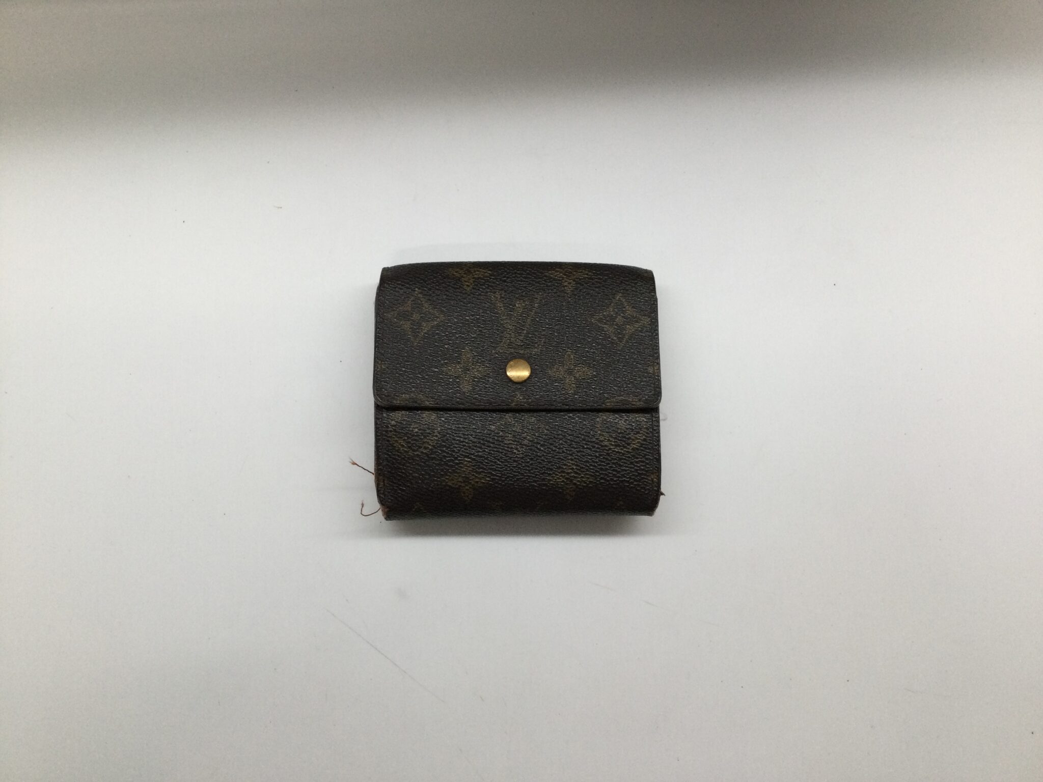 23-76 ルイヴィトン(Louis Vuitton)財布　ステッチ再生・色補正