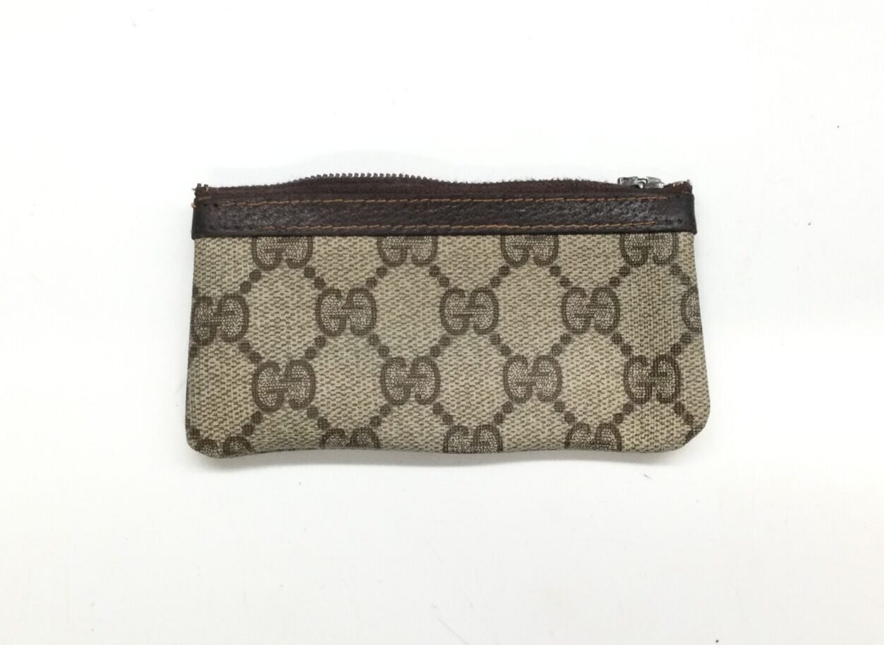 25‐56 グッチ(GUCCI)コインケース　ファスナー・内装交換ビフォー