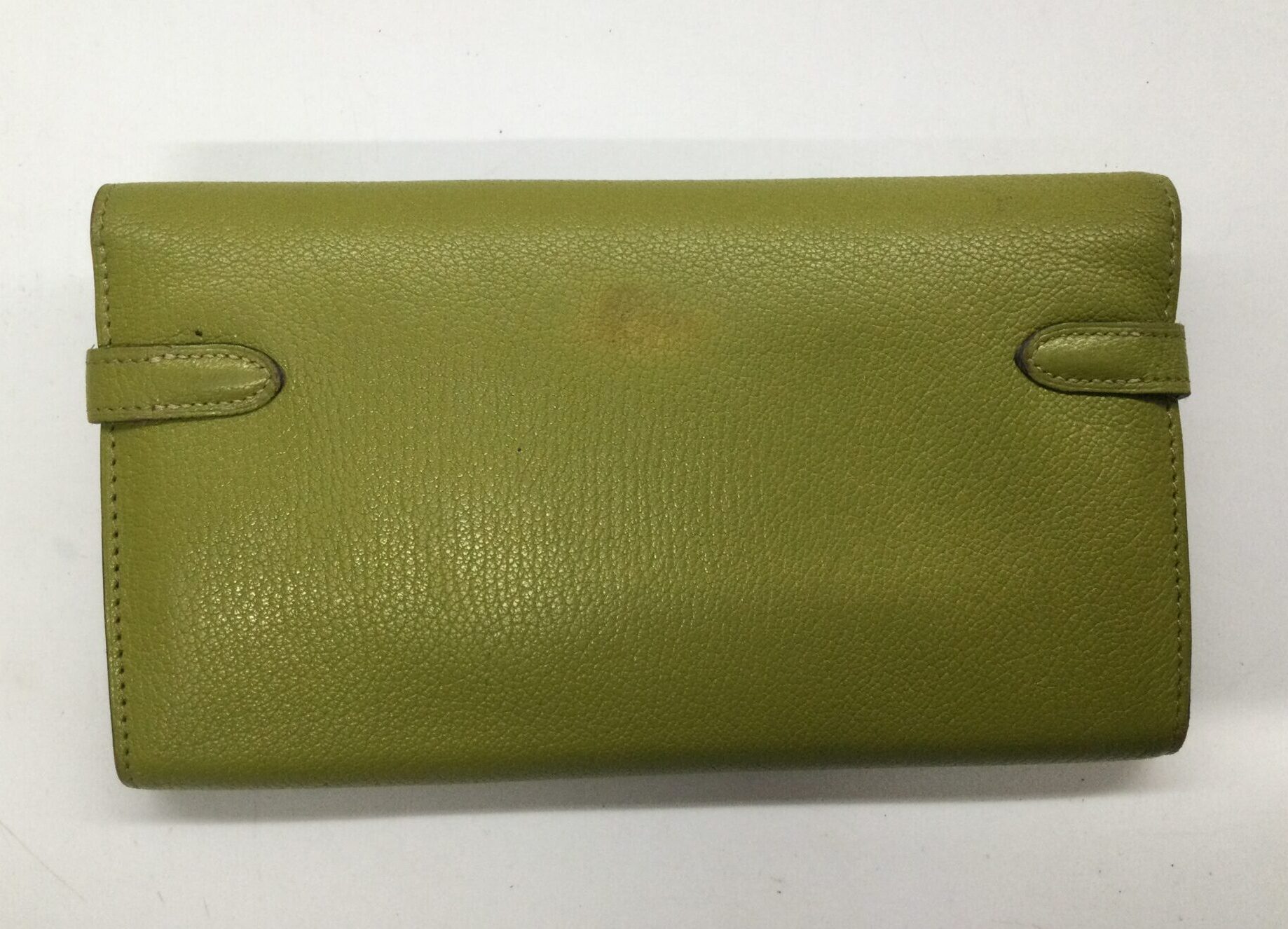 25-58 エルメス(HERMES)ケリー財布 色補正ビフォー