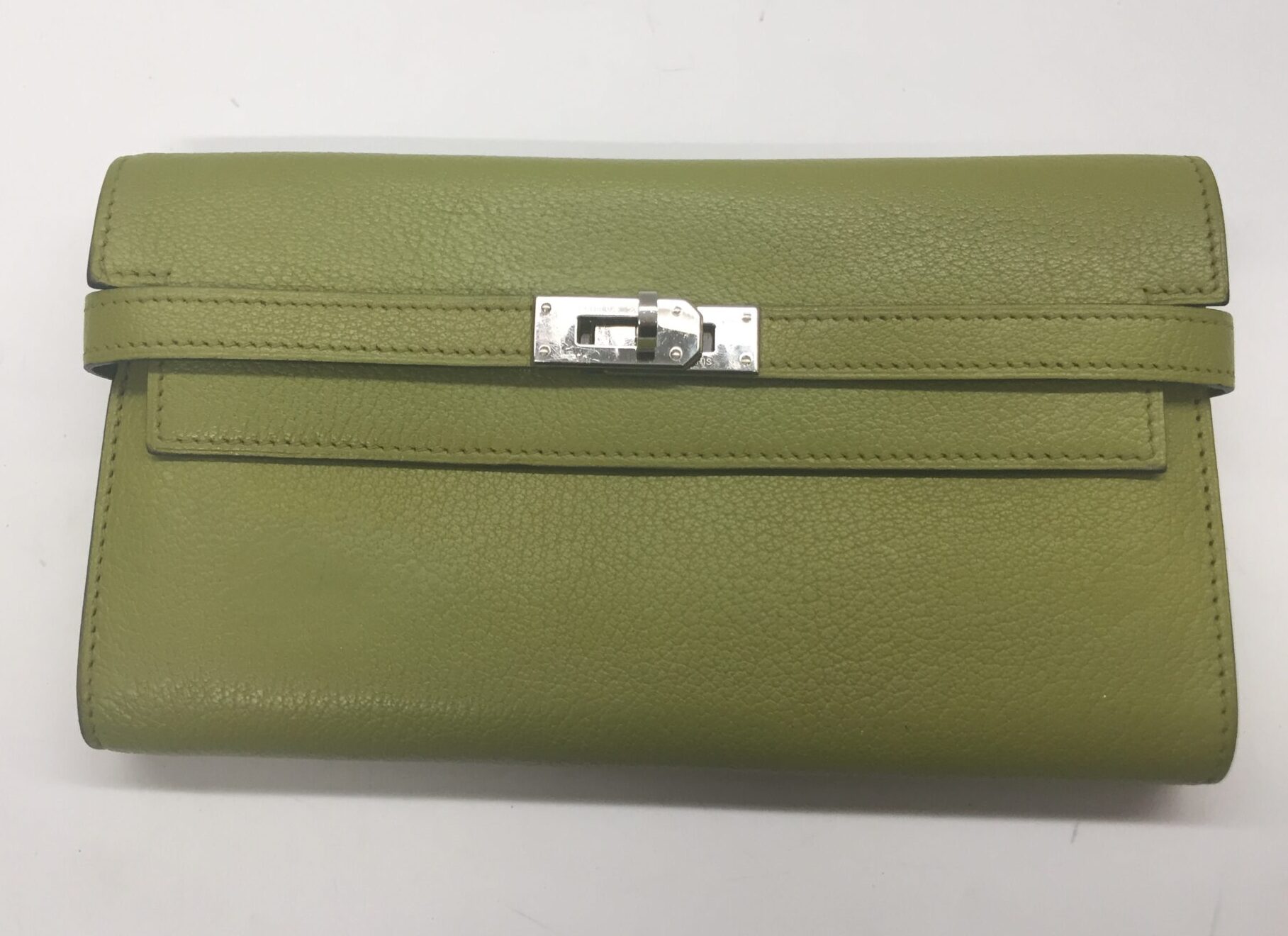 25-58 エルメス(HERMES)ケリー財布 色補正アフター