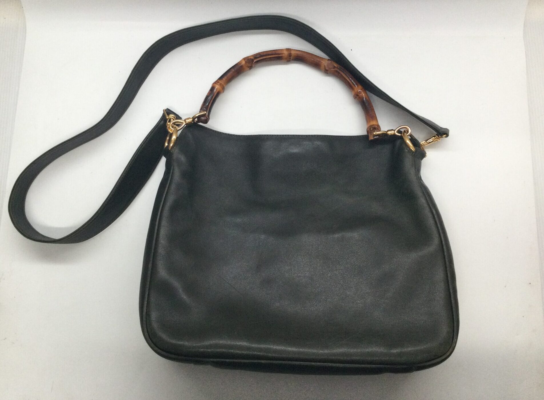 25-88 グッチ(GUCCI)バンブーバッグ　色補正