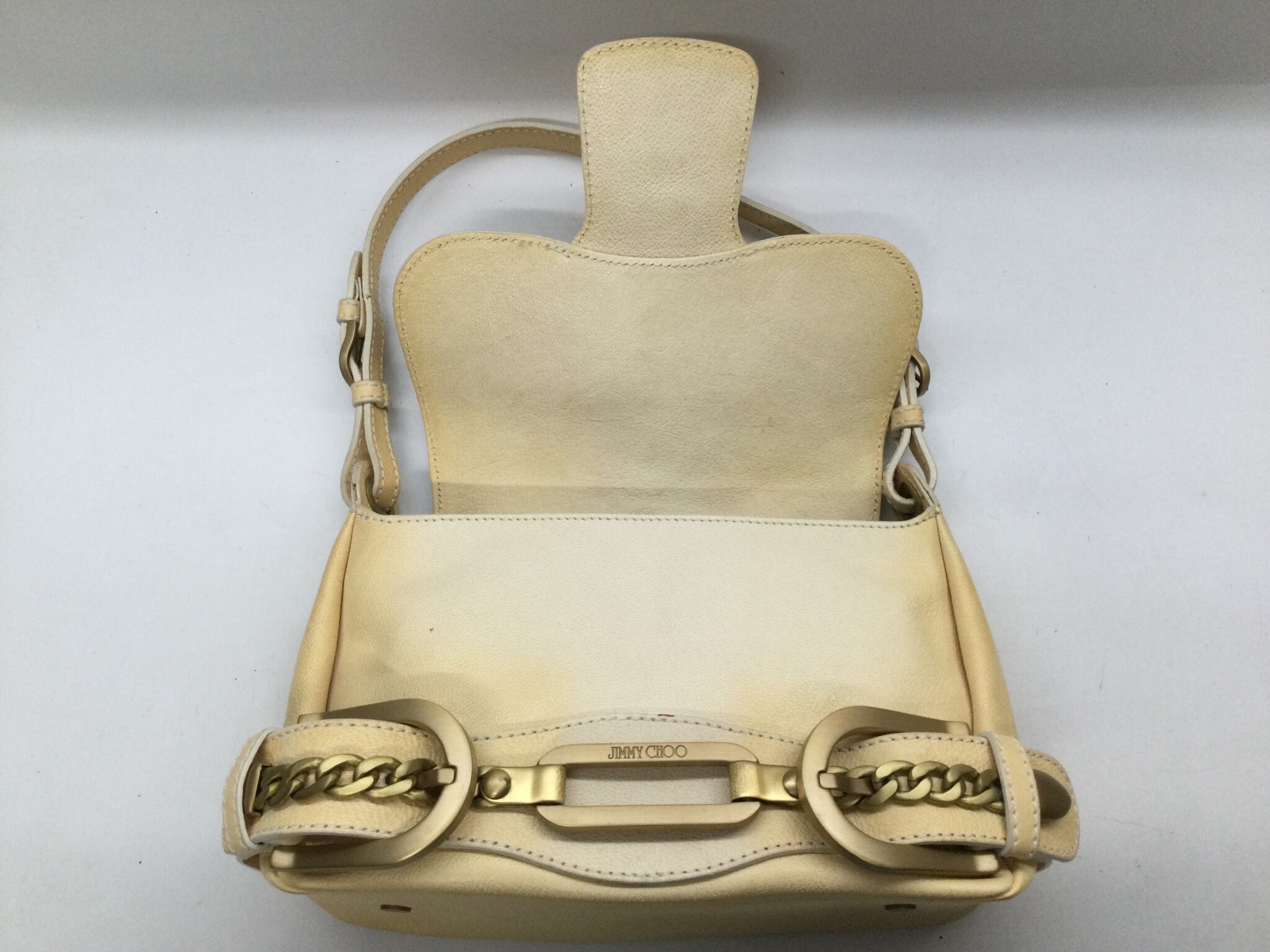 25-93 ジミーチュウ(JIMMY CHOO)バッグ　色補正ビフォー